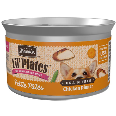 Merrick Lil' Plates Chicken Grain Free Small Breed Canned Dog Food