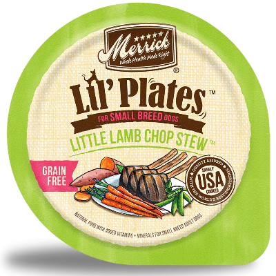 Merrick Lil' Plates Little Lamb Chop Stew Grain Free Small Breed Wet Dog Food