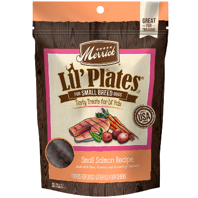 Merrick Lil' Plates Salmon Small Breed Dog Treats