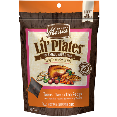 Merrick Lil' Plates Teensy Turducken Small Breed Dog Treats