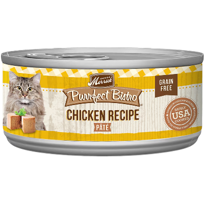 Merrick Purrfect Bistro Chicken Pate Grain Free Canned Cat Food