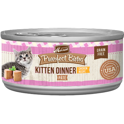 Merrick Purrfect Bistro Chicken Grain Free Canned Kitten Food