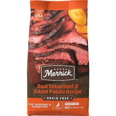 Merrick Real Texas Beef and Sweet Potato Grain Free Dog Food
