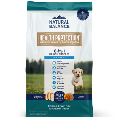 Natural Balance Health Protection Chicken, Brown Rice, and Pumpkin Puppy Food