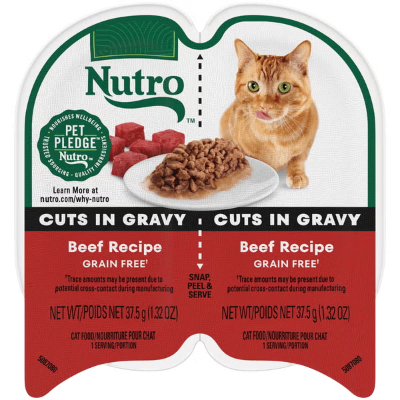 Nutro Perfect Portions Beef Cuts in Gravy Grain Free Wet Cat Food