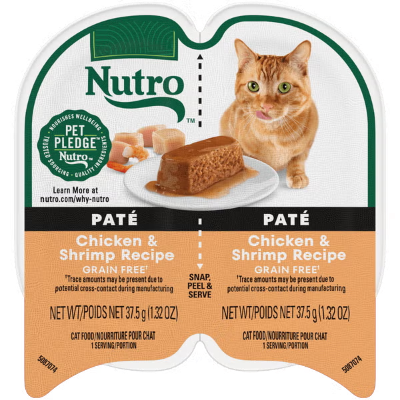 Nutro Perfect Portions Chicken and Shrimp Pate Grain Free Wet Cat Food