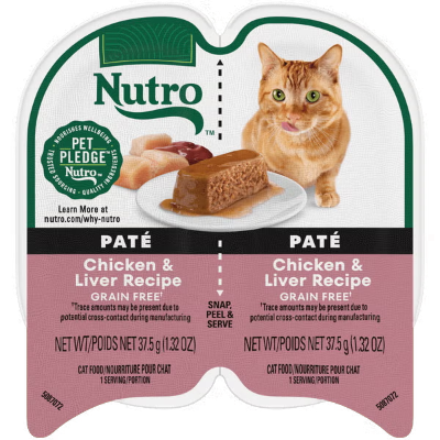 Nutro Chicken and Liver Pate Grain Free Wet Cat Food