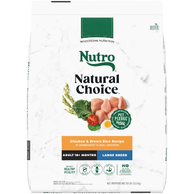 Nutro Natural Choice Chicken and Brown Rice Large Breed Adult Dog Food