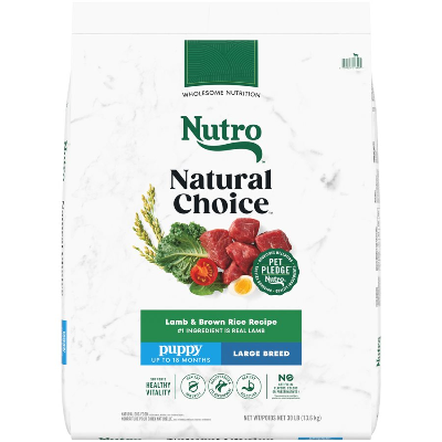 Nutro Natural Choice Lamb and Brown Rice Large Breed Puppy Food