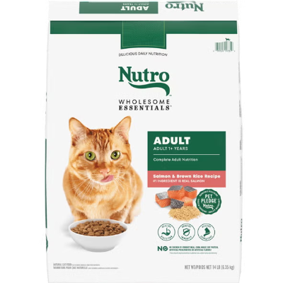 Nutro Wholesome Essentials Salmon and Brown Rice Cat Food
