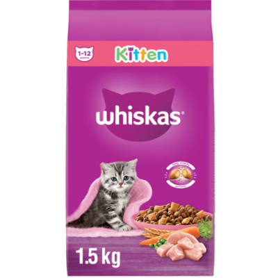 Whiskas Chicken Dry Kitten Food