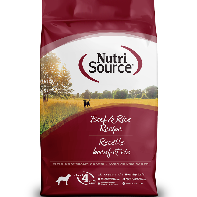 NutriSource Beef and Rice Dry Dog Food