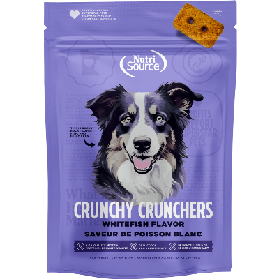 NutriSource Whitefish Crunchy Crunchers Dog Treats