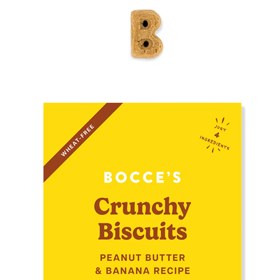 Bocce's Bakery PB & Banana Recipe Crunchy Dog Treats