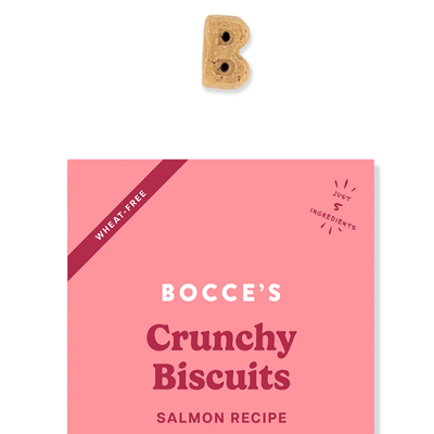 Bocce's Bakery Salmon Recipe Crunchy Dog Biscuits