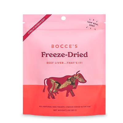 Bocce's Bakery Freeze-Dried Beef Liver Dog Treats