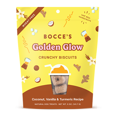 Bocce's Bakery Golden Glow Crunchy Dog Treats