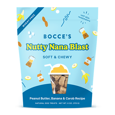 Bocce's Bakery Nutty Nana Blast Soft Dog Treats