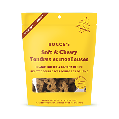 Bocce's Bakery Peanut Butter & Banana Soft & Chewy Dog Treats