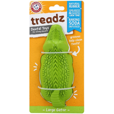 Arm & Hammer Treadz Gator Dog Dental Toy